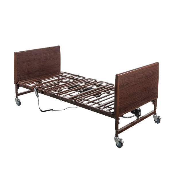 Lightweight bariatric homecare bed by Mr. Hospital Bed with adjustable frame and sturdy construction for bariatric patients.