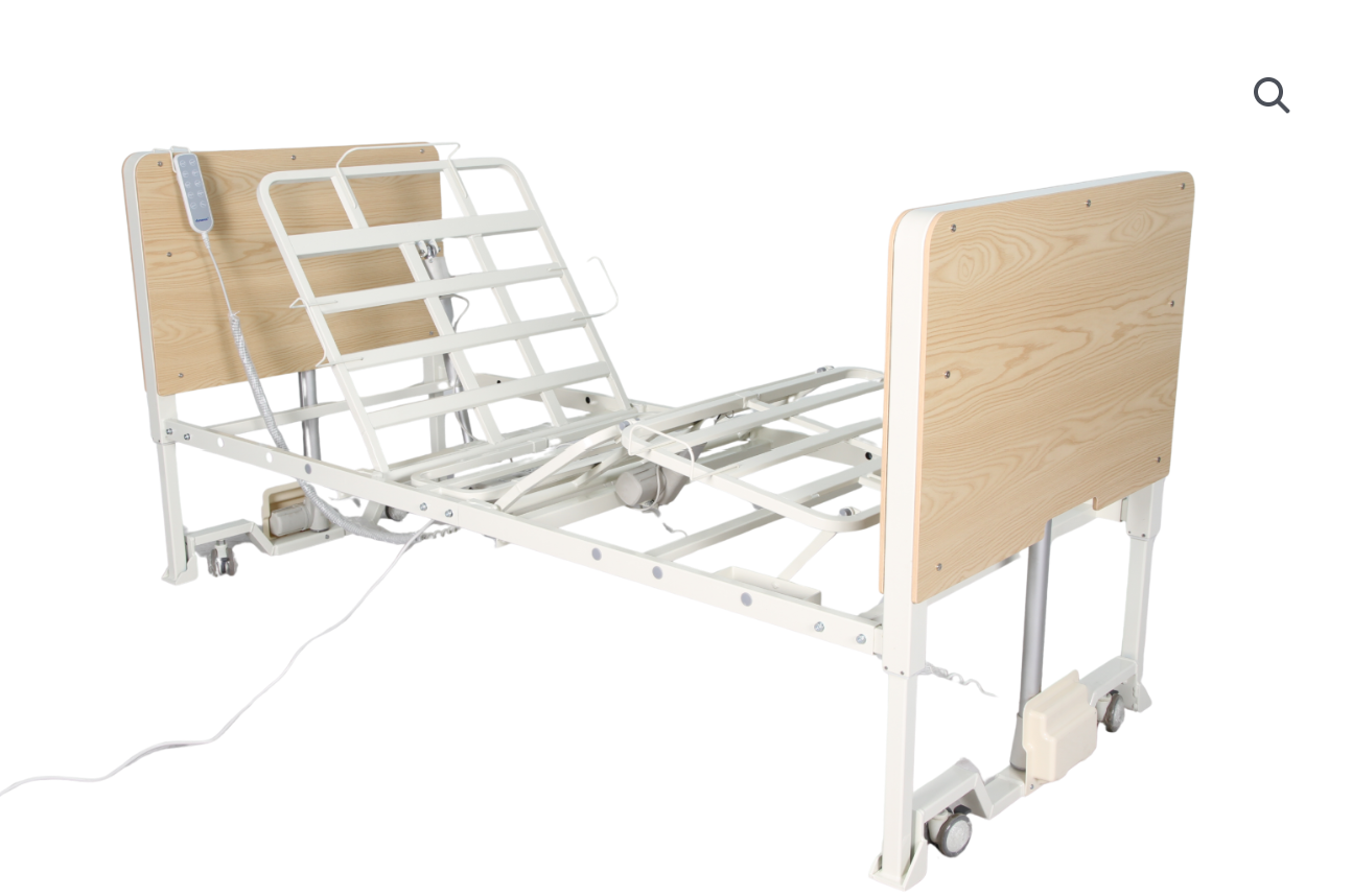 CostCare B420 ultra low long-term care bed by Mr. Hospital Bed with adjustable side rails and ergonomic design for patient comfort