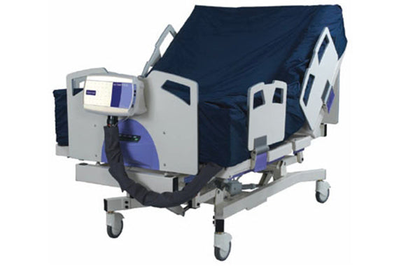 Bariatric hospital bed by Joerns Stryker Joerns Bari10A with adjustable side rails and sturdy frame for bariatric patient care