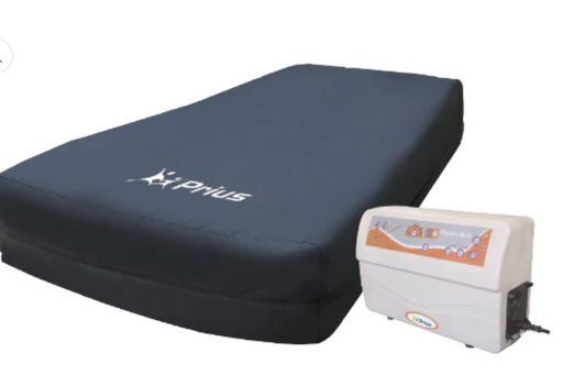 Mr. Hospital Bed Prius Rhythm Multi Mattress System air mattress with multiple adjustable sections and built-in ventilation.