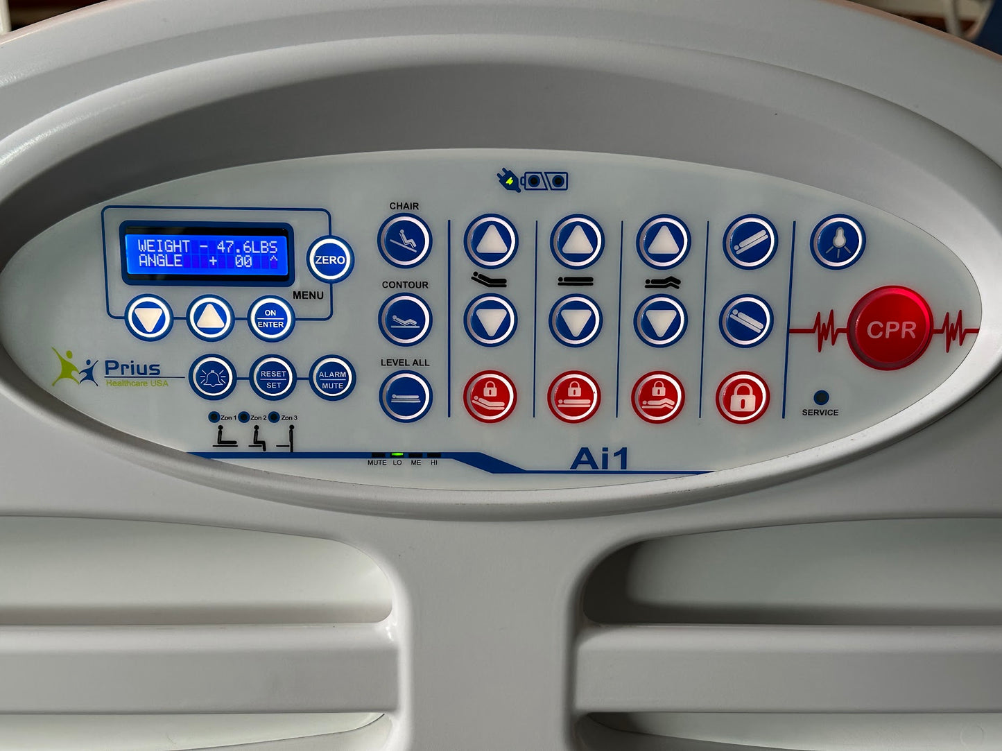 Prius Ai1 Extra Wide Bariatric Hospital Bed