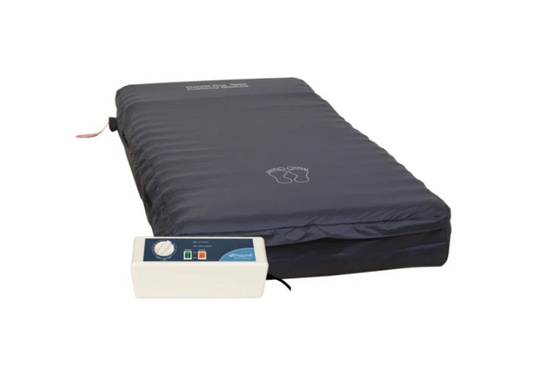 Protekt Aire 3000 air mattress by Mr. Hospital Bed, showing the inflatable surface with adjustable air chambers for comfort.