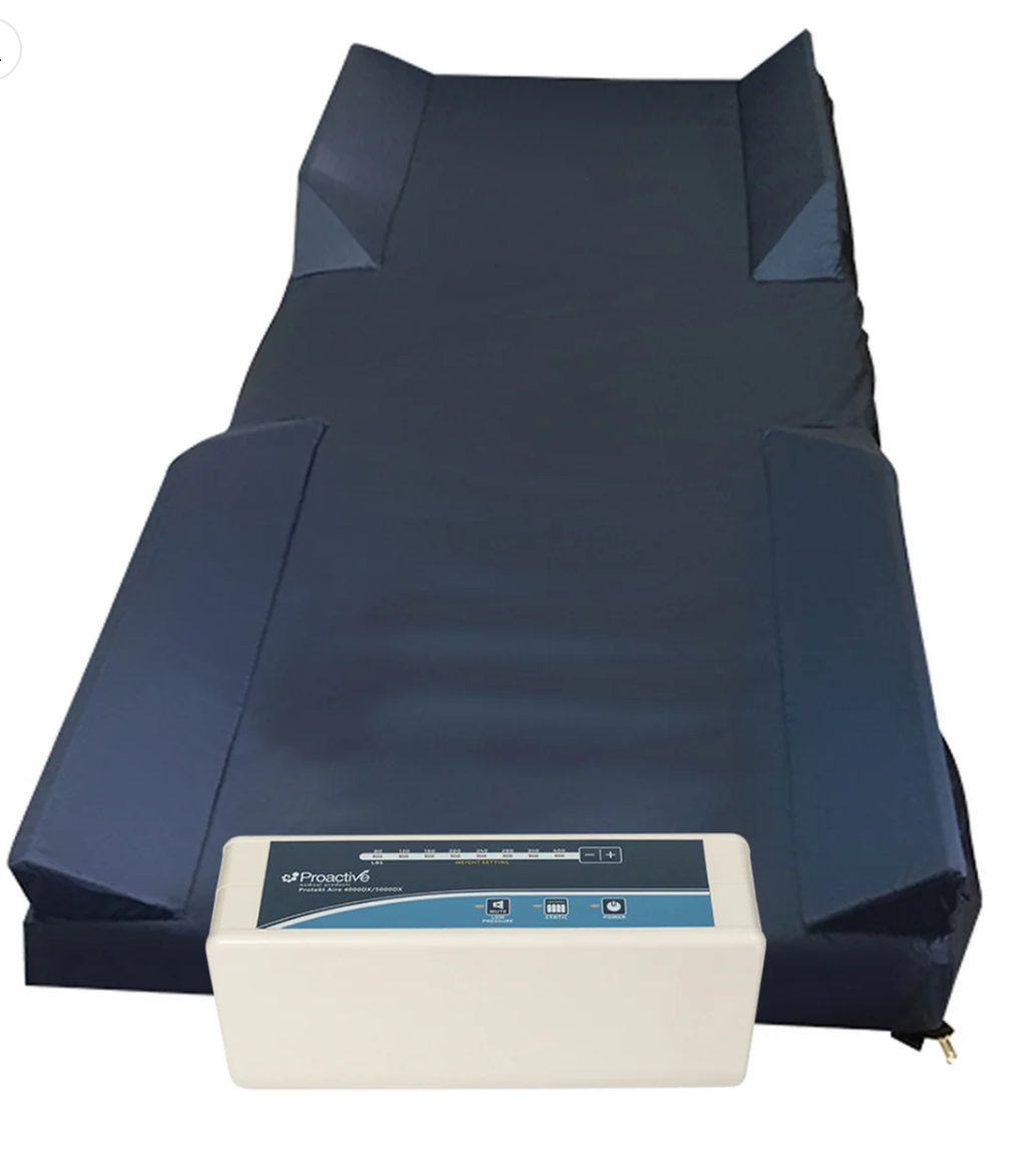 Protekt Aire 4000DX air mattress by Mr. Hospital Bed, showcasing the durable, adjustable medical-grade inflatable bed.