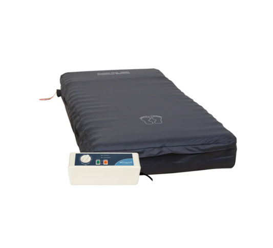 Mr. Hospital Bed ProTekt Aire 5000DX air mattress with adjustable sections and built-in pump for medical and home use.