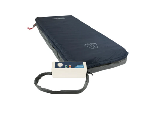 Protekt Aire 3600 air mattress by Mr. Hospital Bed with adjustable comfort zones and durable vinyl surface.